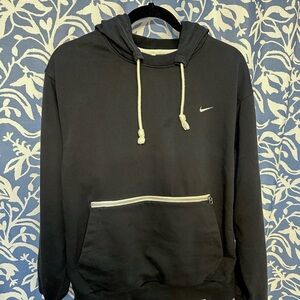 Nike Black Sweatshirt Hoodie with Reflective Stripe